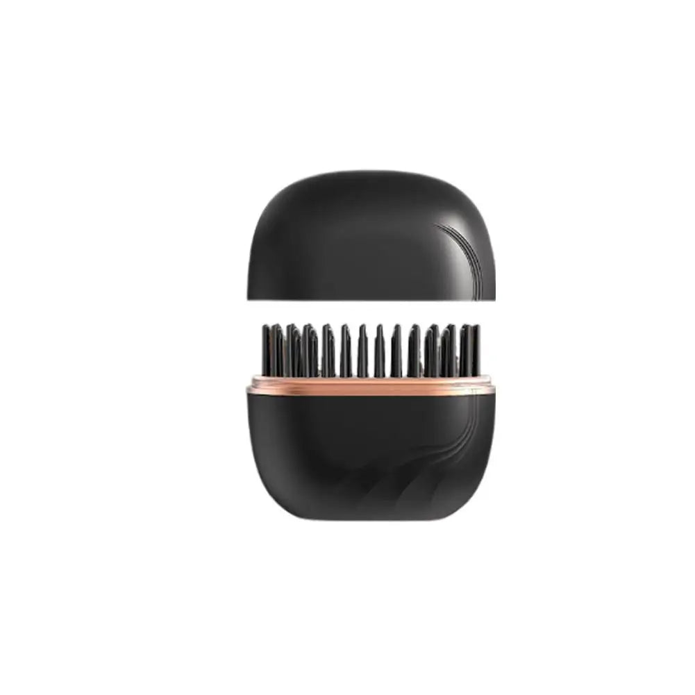 Wireless Hair Straightener Comb Negative Ion Portable Mini Straightening Brush Fast Heating Voluminous Straight Hair Accessories