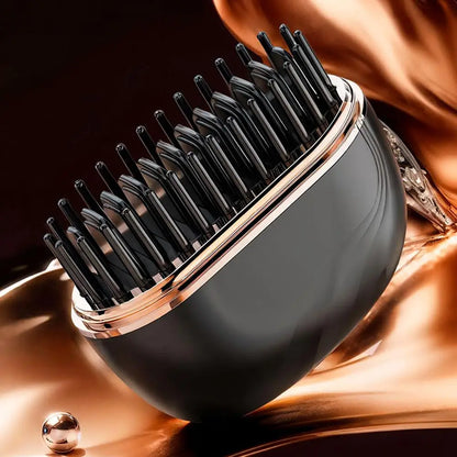 Wireless Hair Straightener Comb Negative Ion Portable Mini Straightening Brush Fast Heating Voluminous Straight Hair Accessories